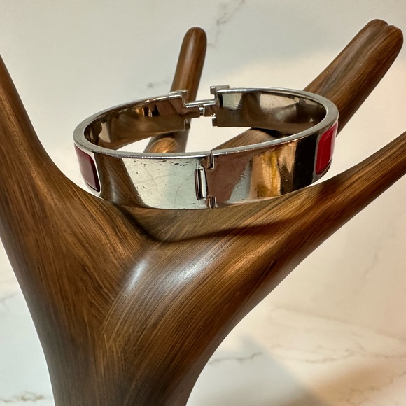 Hermes Clic H Enamel Bangle Bracelet - Picture 6 of 9